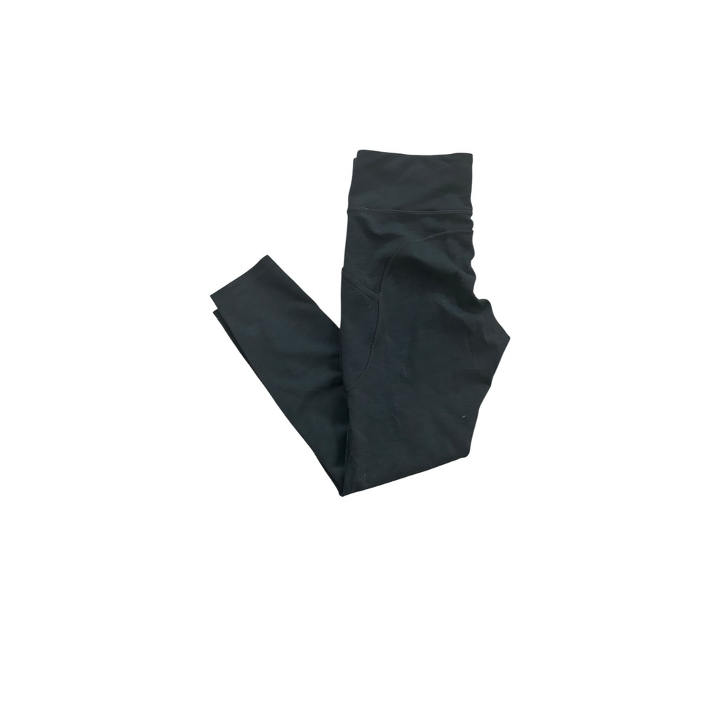 Lululemon Charcoal Gray High Rise Tight Sz 8  Pocket Yoga Pant 25"